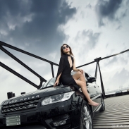 Cool car and beauty